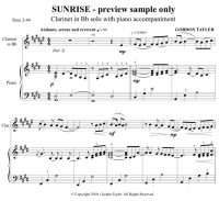 Sunrise (clarinet in Bb)