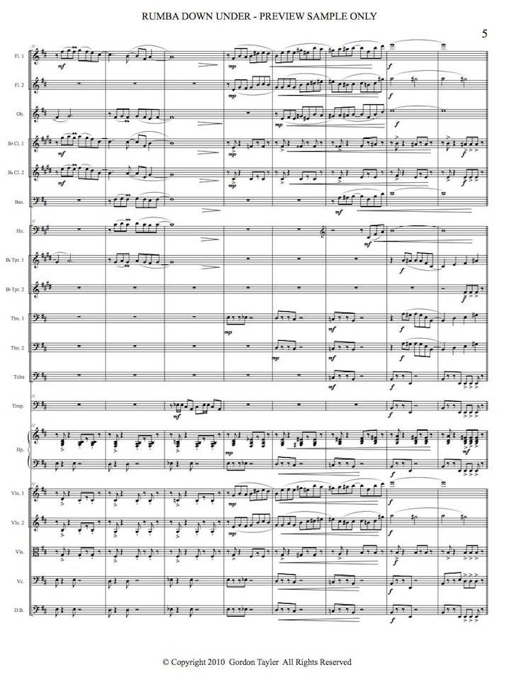 Rumba Down Under (Orchestral – surfing memories from Red Bluff WA)