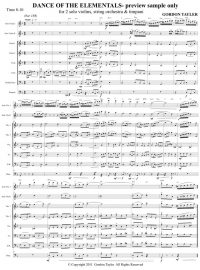 Dance of the Elementals (2 solo violins, string orchestra & timpani)