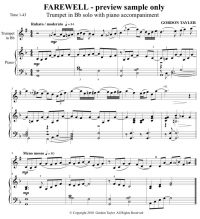 Farewell (trumpet in Bb)