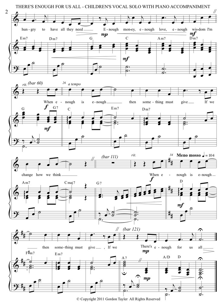 There’s Enough For Us All