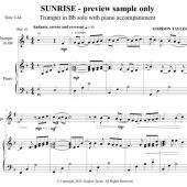 Sunrise (trumpet in Bb)