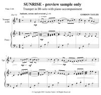 Sunrise (trumpet in Bb)