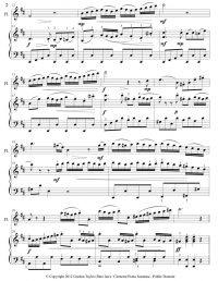 Clementi Sonatina in D Op.36 No. 6 1st mvt (public domain) with added flute solo