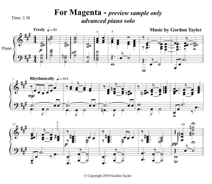 For Magenta